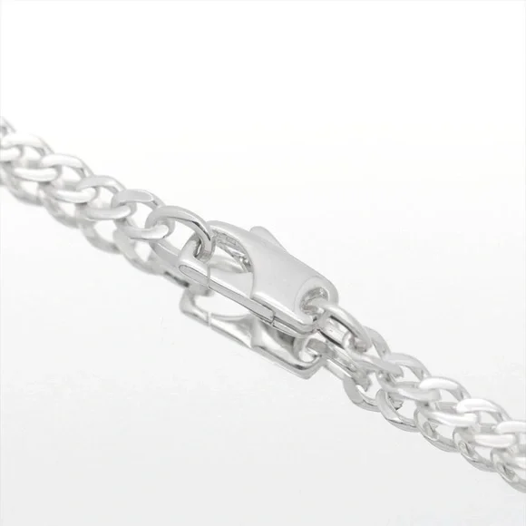Gucci Sterling Silver G Cut Out Circle Pendant Necklace